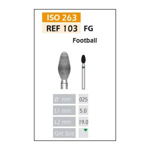 fresa dental iso 103 Bader – 103-025 C