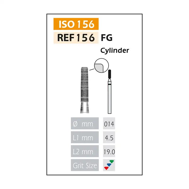 Fresas Diamante FG ISO 156-314-534-014 Verde Bader – imagen 3