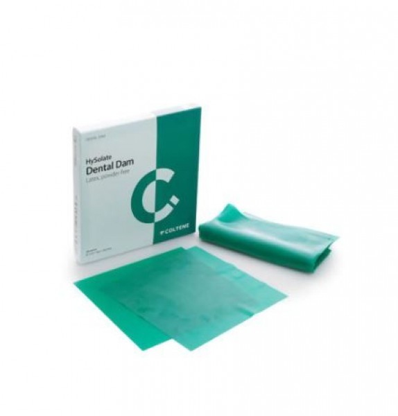 dique de goma verde medio hygenic 36 uds — imagen 3