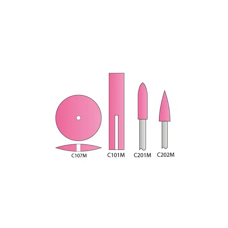 Pulidor Rosa Medio Bala Fina ISO 658.104.292.524.040 Bader – imagen 2