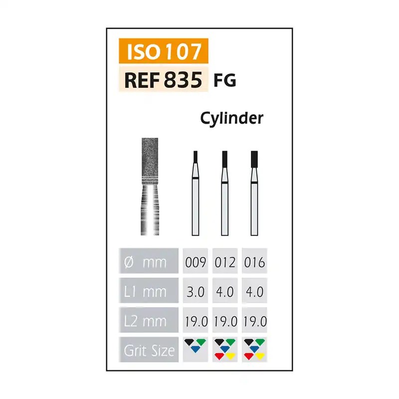 fresa dental iso835 Bader – 835-009 M