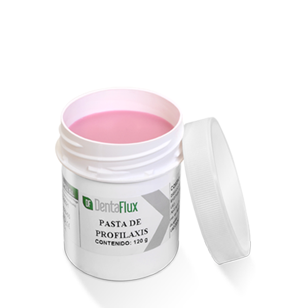 Pasta de profilaxis dental Dentaflux en tarro de 120 gramos