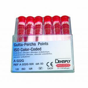 Gutapercha ISO para endodoncia